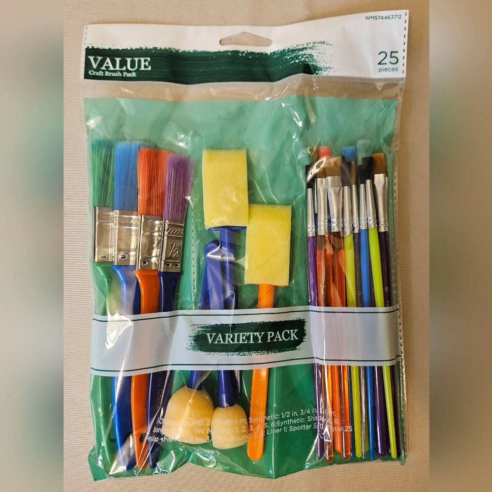 Variety Pack Craft Brush Set NEW